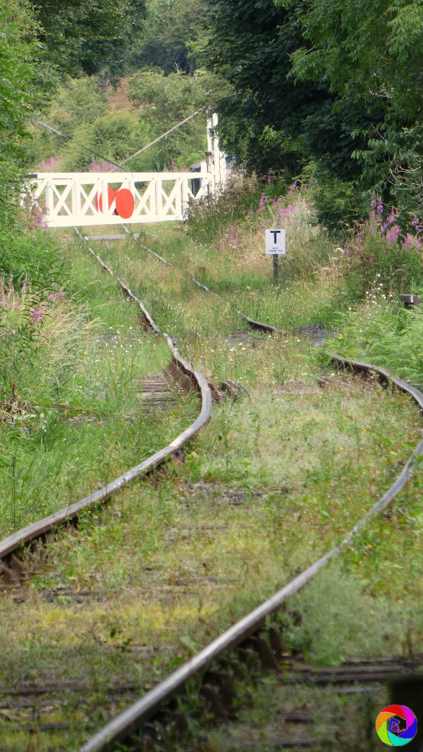 Heritage railway next to Arch